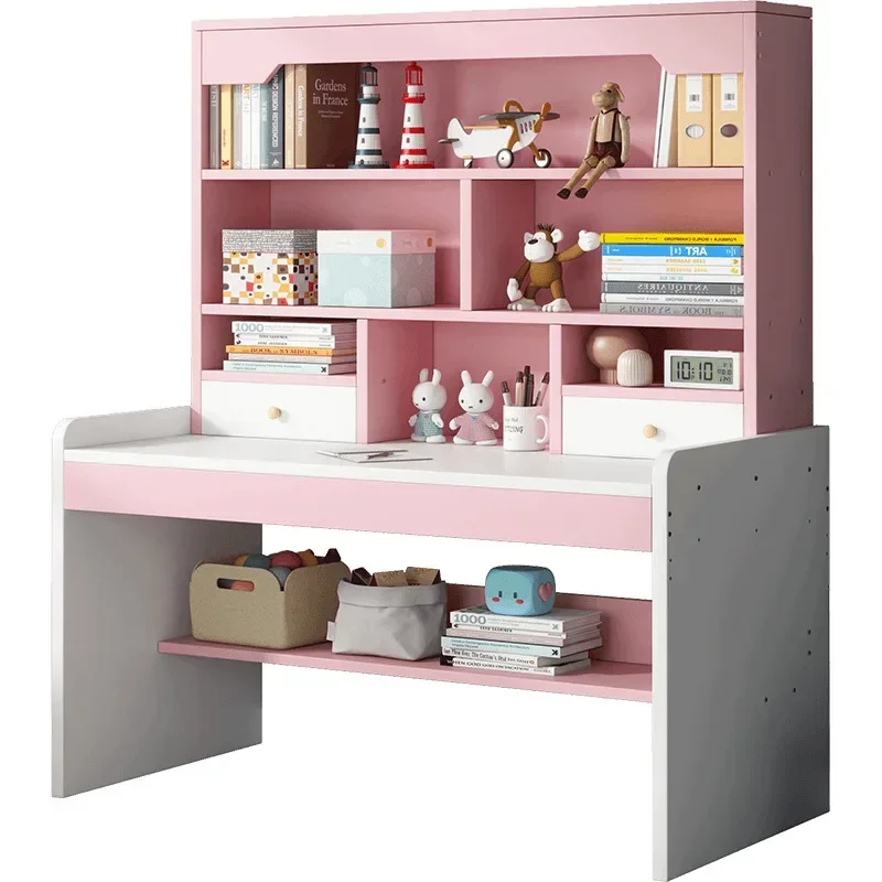 Desk Setup Oak - Kids Study Computer Table Dining Toddler