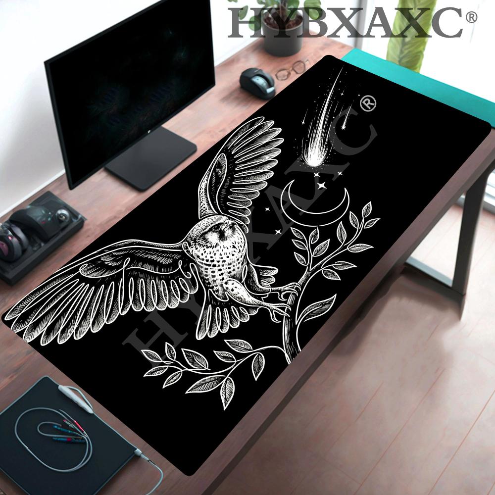 Desk Setup For Productivity - HYBXAXC Nocturnal Focus Owl Rubber Mouse