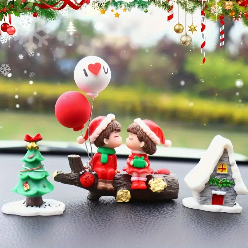 Desk Setup Nature - 1-10Pairs Christmas Micro Landscape Accessories Cute