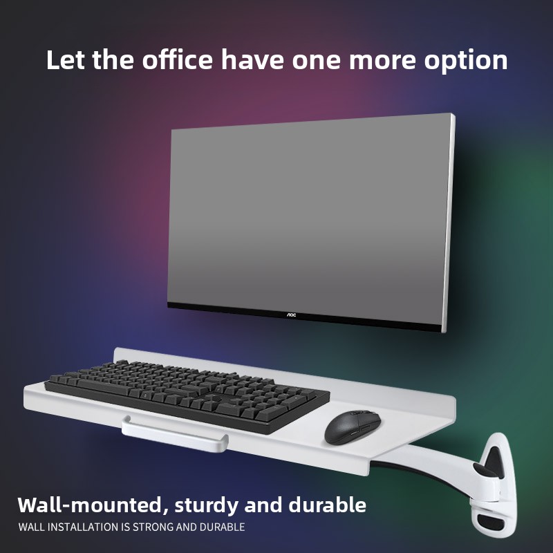 Desk Setup With Keyboard Tray - Industrial Wall Mounted Keyboard Tray Heavy-Duty