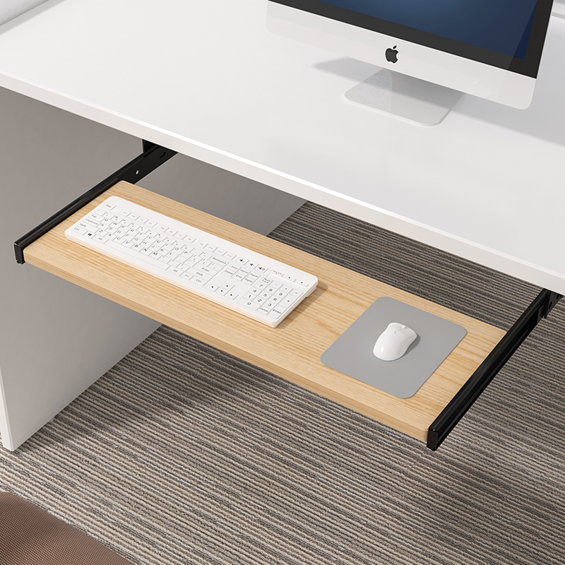 Wood Keyboard Tray Under Desk  - Desk Setup With Keyboard Tray recension och pris