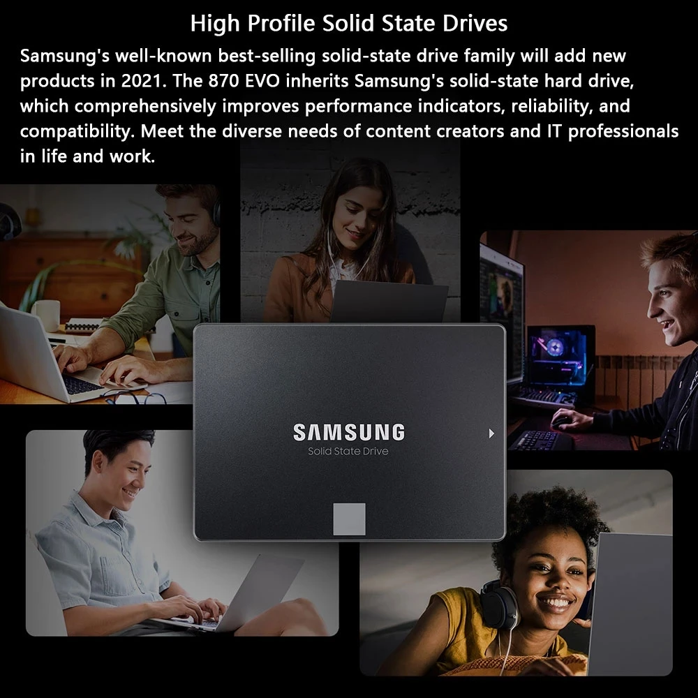 SAMSUNG SSD 870 EVO Internal S - Samsung Ssd 980 Pro recension och pris