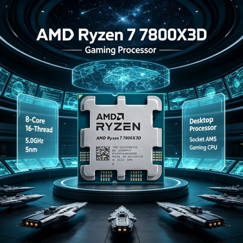 AMD R7 7800X3D Ryzen 7 AM5 CPU - Amd Cpu Ryzen 7 recension och pris