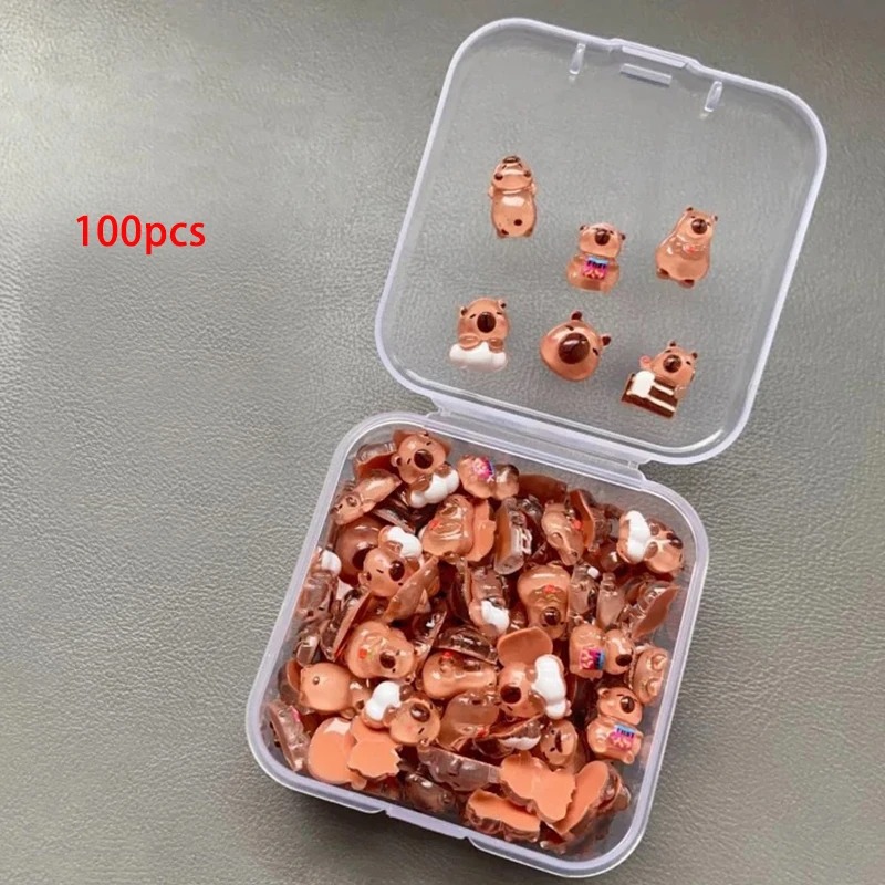 100pcs Mini Capybara Animal Fi - Desk Setup Nature recension och pris