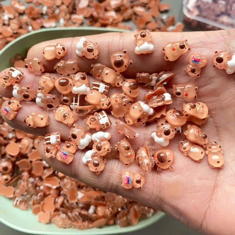 100pcs Mini Capybara Animal Fi - Desk Setup Nature recension och pris
