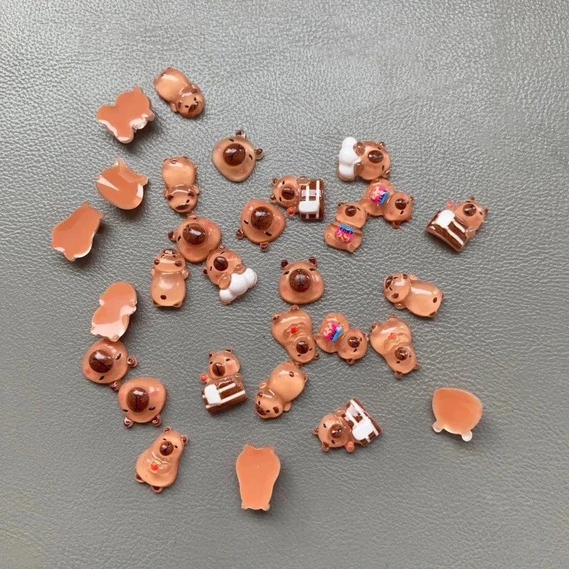 100pcs Mini Capybara Animal Fi - Desk Setup Nature recension och pris