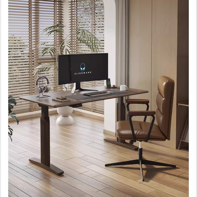 Electric Adjustable Desk Table - Desk Setup Oak recension och pris
