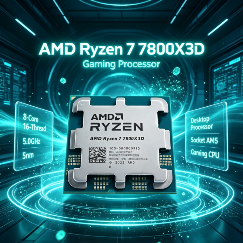 AMD Ryzen 7 R7 7800X3D CPU 96M - Amd Cpu Ryzen 7 recension och pris