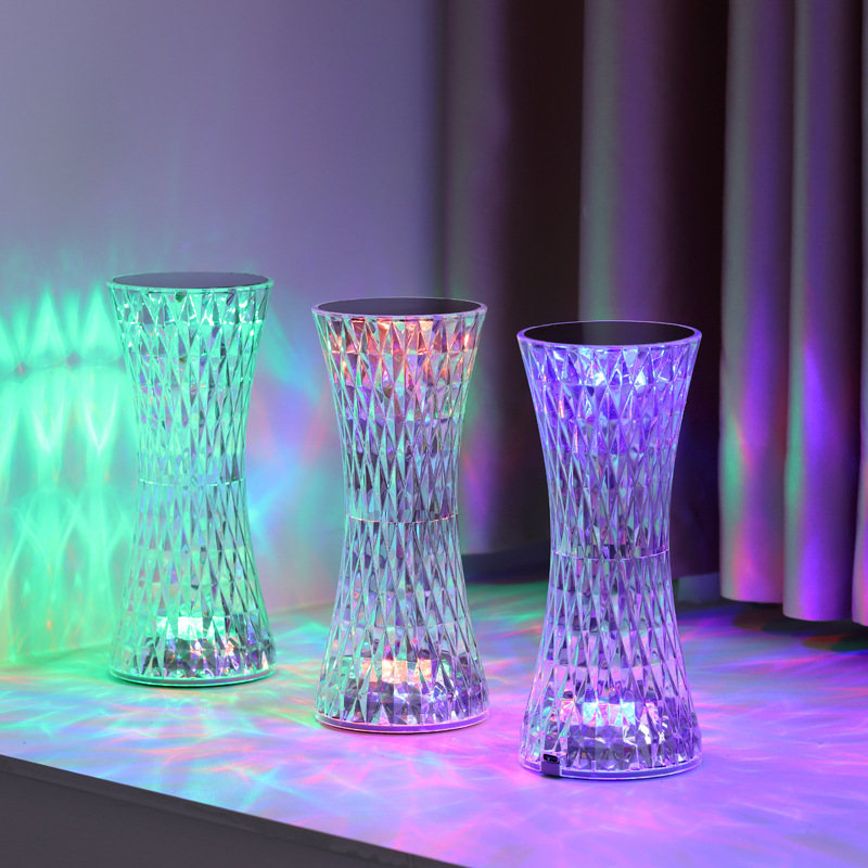 Crystal Bedside Table Lamps Xm - Led Desk Light Usb recension och pris