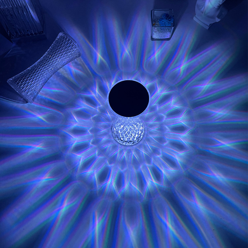 Crystal Bedside Table Lamps Xm - Led Desk Light Usb recension och pris