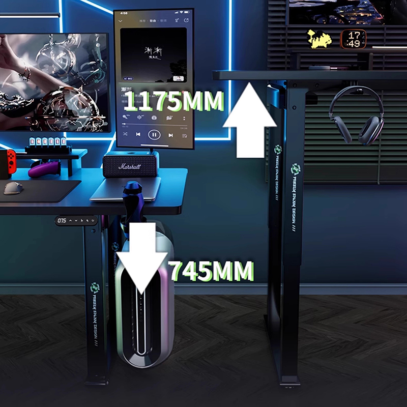 Folding Tables Gamer Computer  - Desk Setup Oak recension och pris