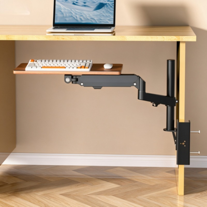 Save Space Under Desk Keyboard - Desk Setup With Keyboard Tray recension och pris