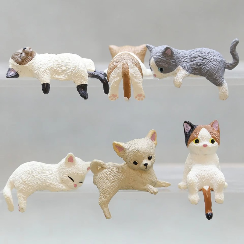 1Pc Cute Cartoon Cat PVC Home  - Desk Setup Nature recension och pris