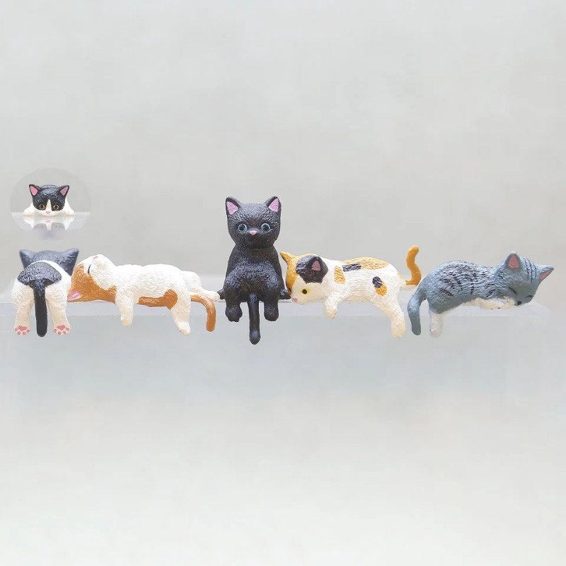 1Pc Cute Cartoon Cat PVC Home  - Desk Setup Nature recension och pris