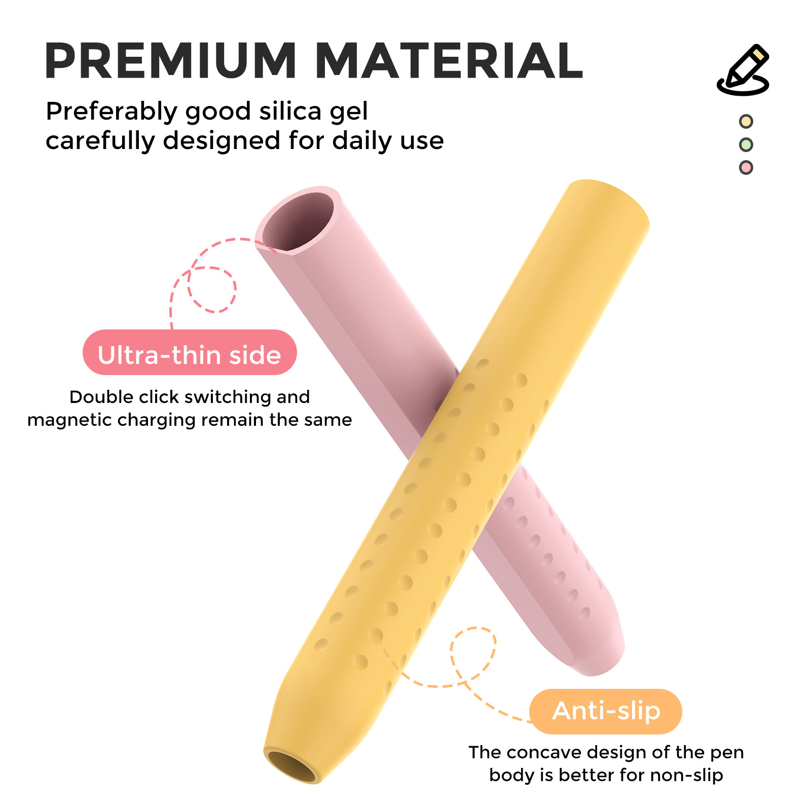 1PC Stylus Cover for Apple Pen - Pen Cup Magnetic recension och pris