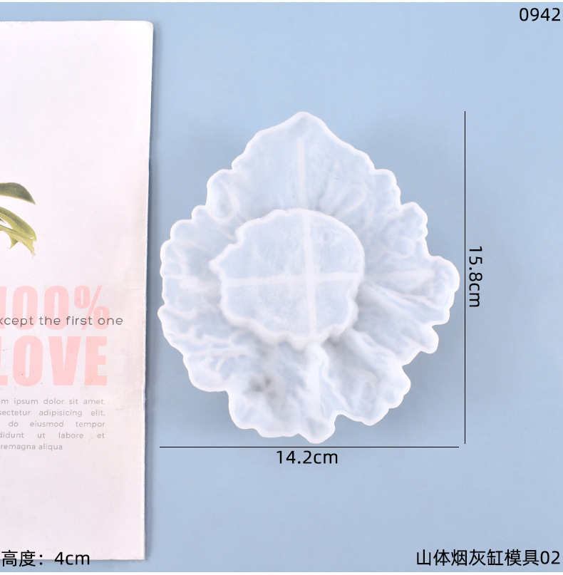 DIY Crystal Ashtray Mold Handm - Desk Setup Nature recension och pris
