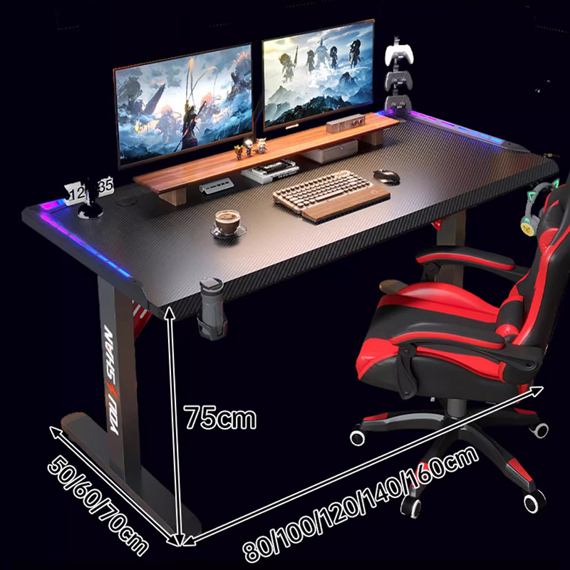 Lift Top Table for Computer He - Desk Setup Oak recension och pris