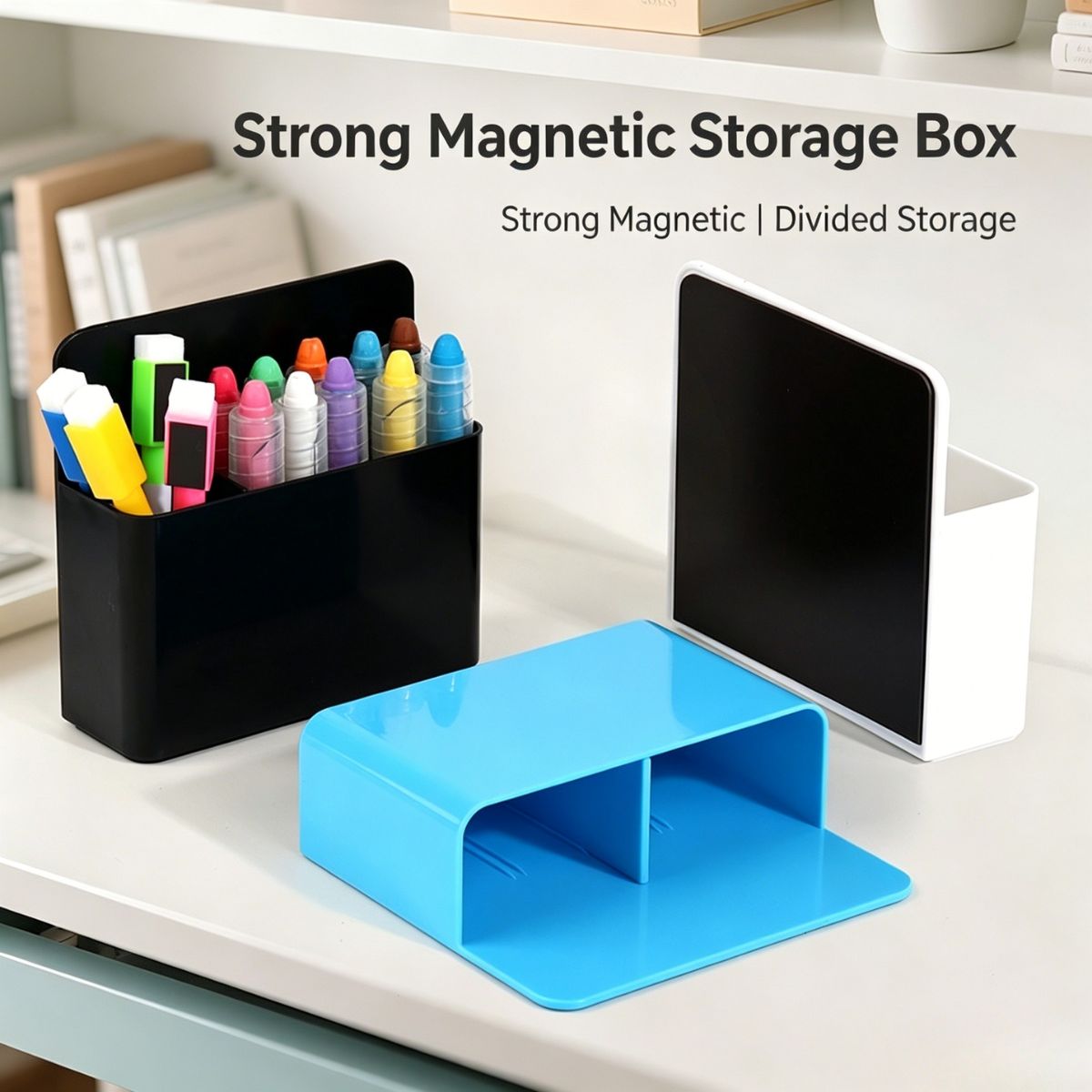 2 Pcs Magnetic Dry Erase Marke - Pen Cup Magnetic recension och pris