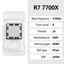 AMD Ryzen 7 7700X R7 7700X 8 C - Amd Cpu Ryzen 7 recension och pris