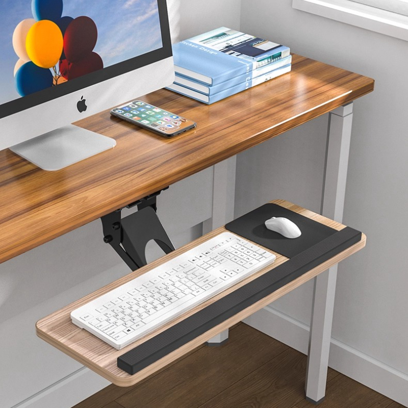 ‌Ergonomic Under Desk Keyboard - Desk Setup With Keyboard Tray recension och pris