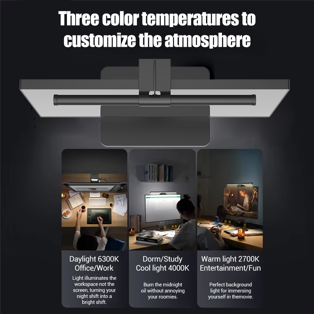 Wiscolor LED Screen Monitor Ha - Led Desk Light Usb recension och pris