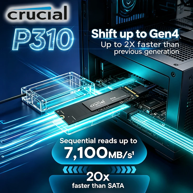 Crucial P310 M.2 2280 PCIe Gen - Samsung Ssd 980 Pro recension och pris
