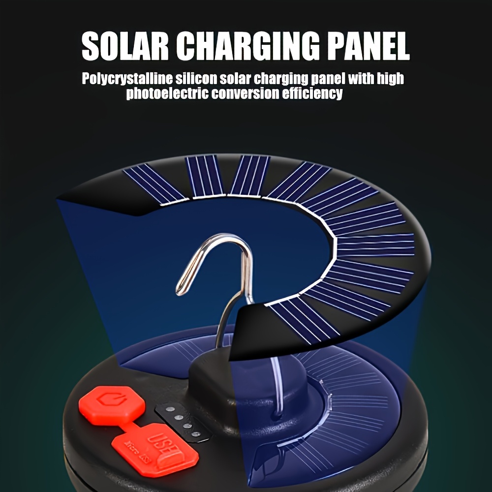 Solar Camping Lantern,Portable - Led Desk Light Usb recension och pris