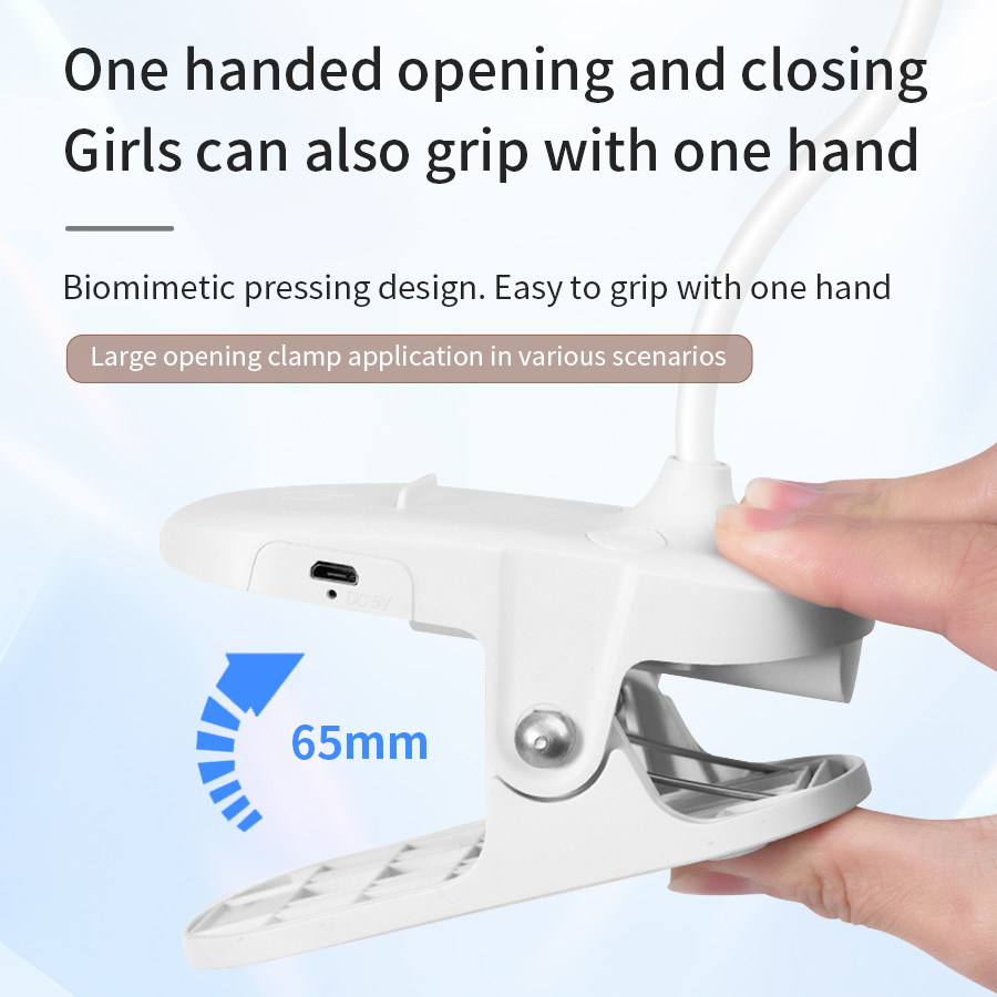LED Clip Desk Lamp 360° Flexib - Led Desk Light Usb recension och pris