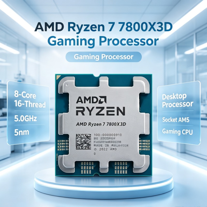 AMD Ryzen 7 R7 7800X3D CPU Pro - Amd Cpu Ryzen 7 recension och pris