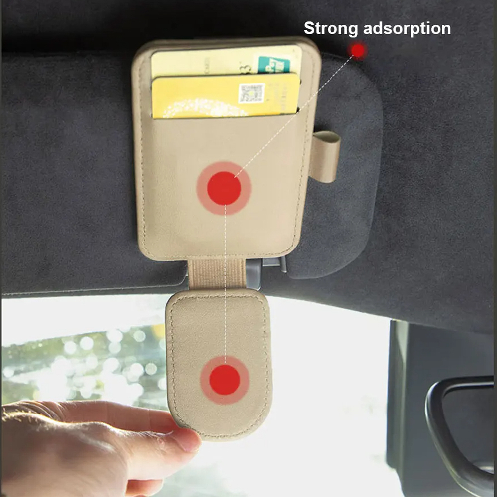Multifunctional Pu Leather Car - Pen Cup Magnetic recension och pris